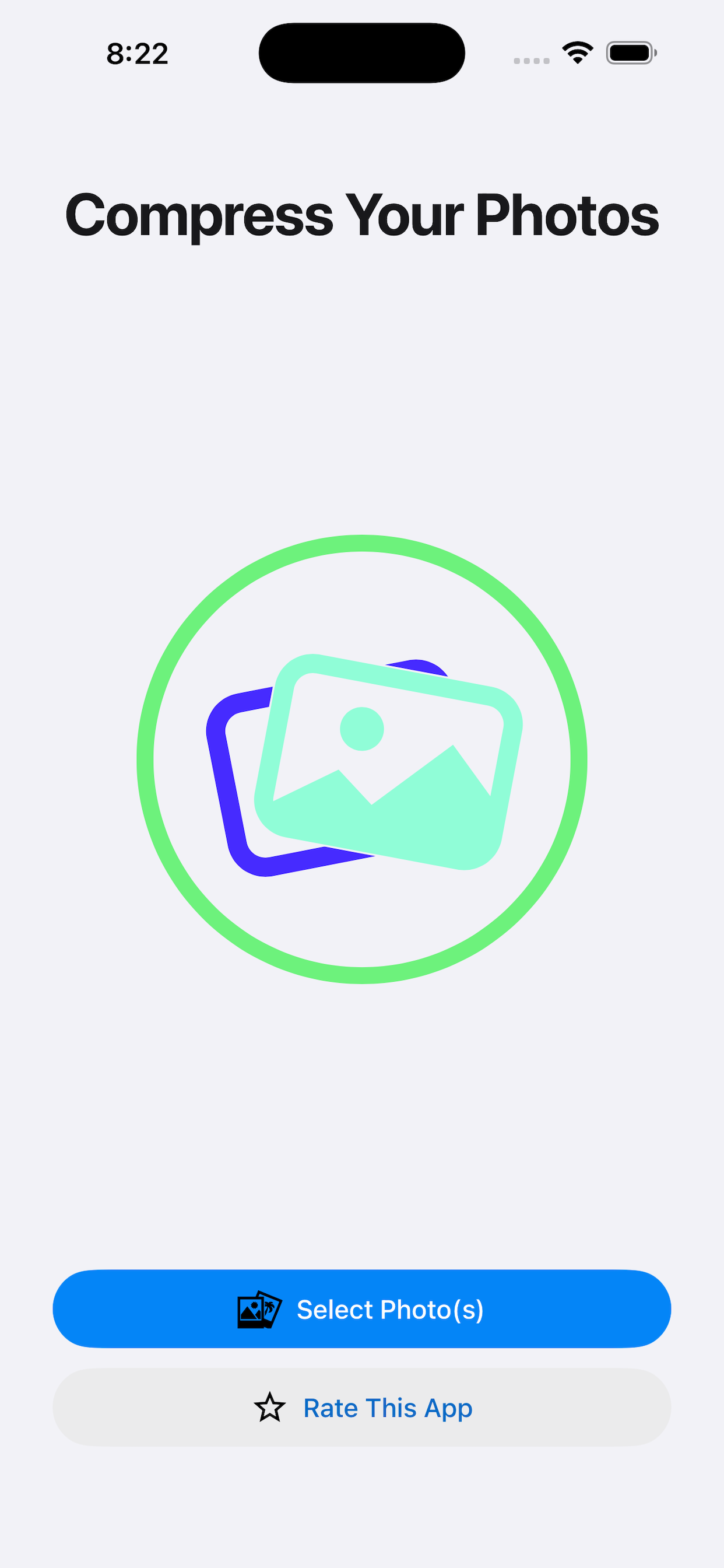photo-compressor-lite app mockup